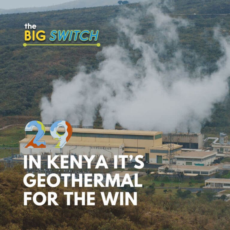 In Kenya It’s Geothermal for the Win