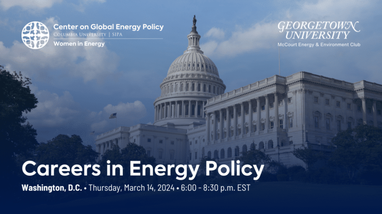 Careers in Energy Policy