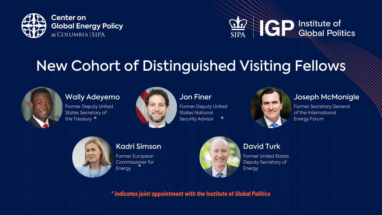 Former US and EU Government Officials to Join the Center on Global Energy Policy as Distinguished Visiting Fellows - Center on Global Energy Policy at Columbia University SIPA