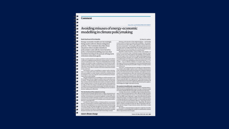 Avoiding Misuses of Energy-Economic Modeling in Climate Policymaking