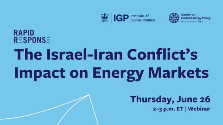 IGP and CGEP Rapid Response: The Israel-Iran Conflict’s Impact on Energy Markets