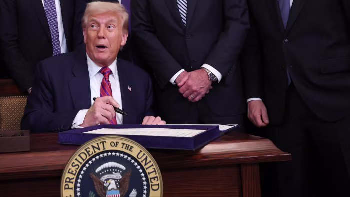 Trump turns national security into negotiating chip
