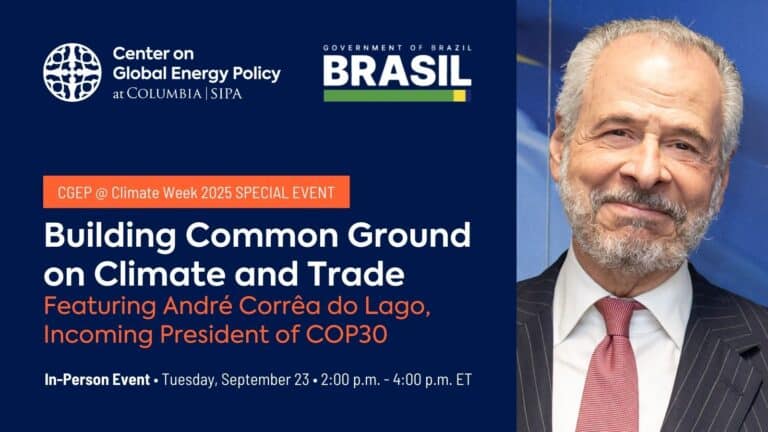 Special Event: Building Common Ground on Climate and Trade